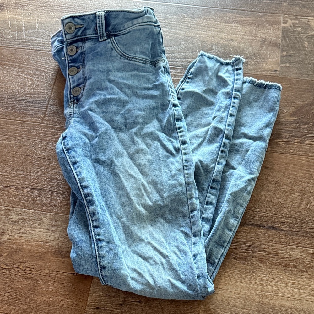 SO Kids Light Blue Button Jeans
